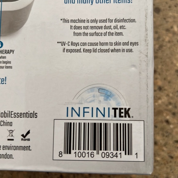 🐸👑 Multipurpose UV Sanitizer INFINITEK UPC 8 10016 09341 1 - Picture 7 of 10